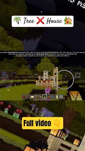 Minecraft small cozy house🏠 pt.2 #shorts #minecraft #gaming