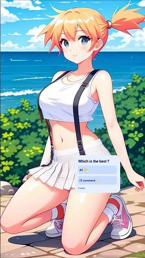 🌟Misty Transformed! AI Makes Pokemon Iconic Character Anime-Ready! 🎨✨