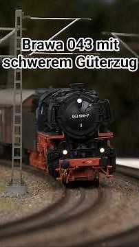 Baureihe 44 mit schwerem Güterzug #railway #steamtrain #eisenbahn #review