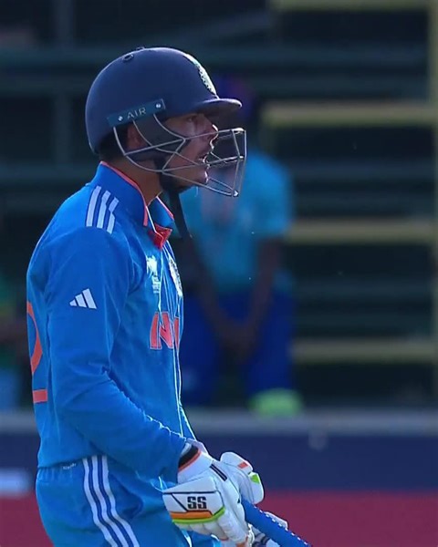 7M views · 10K reactions | Raj Limbani hits the first ball he faces for a six over mid-wicket  #U19WorldCup | ICC - International Cricket Council | Facebook