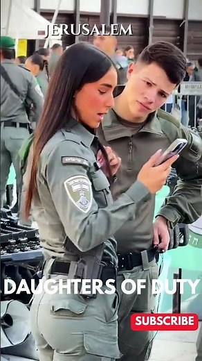 She Carries More Than a Uniform 🇮🇱❤️ | Strength, Courage & Duty #Shorts