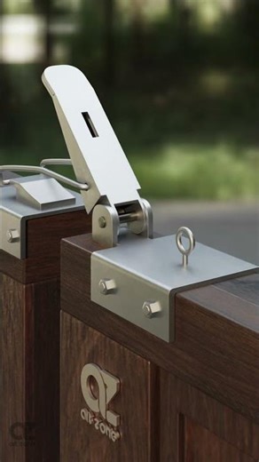 "Sleek and Premium Automatic Latch Lock with a Minimalist Design"