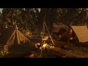 River Campsite - Relaxing Nature Sounds | 2 Hours ⛺