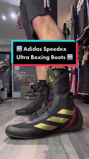 Brand new the Adidas Speedex Ultra Boxing Boots 🔥🔥🔥 #adidasboxing #secondsout #boxing #boxingboots #boxingshoes #boxeo #boxinglifestyle