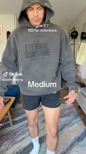 Hoodie Size Comparison: Medium vs Small vs Tote (5'7