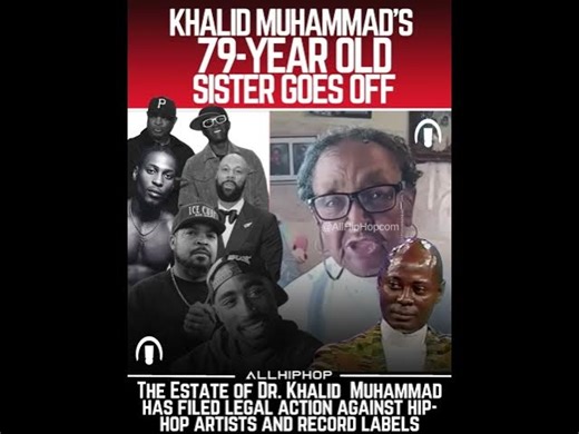 Dr. Khalid Muhammad’s 79-Year Old Sister Goes Off On Ice Cube,...
