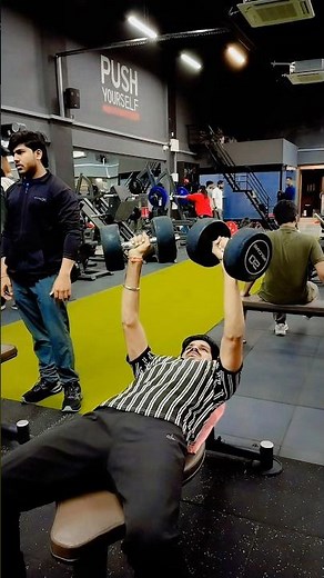 Falt Bench Press Dumbbell Exercise 20 kg 15 Reps Each Set ||How Performed Perfect Set 💪💯🎧