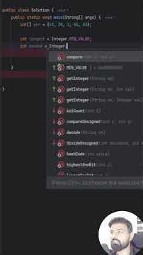 Find Largest and Second Largest Element in Array | Java Interview Question | O(n) Solution