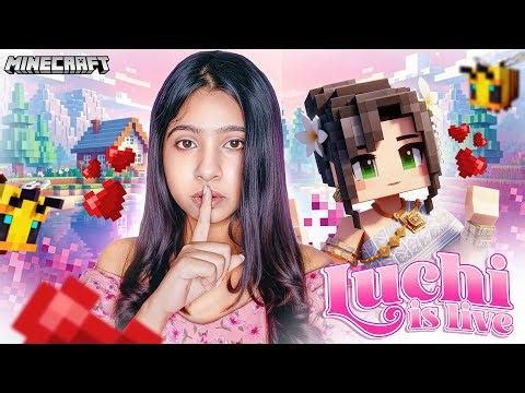 🔴 LIVE | Girl Playing Minecraft First Time 🌸#MinecraftLive#MinecraftGirl#GirlGamer