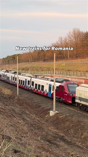 Railcolor News on Instagram: "🇷🇴 A revolution in Romanian rail: The new Coradia Stream units for ARF ⬇️ The Railway Reform Authority (ARF) is procuring new rolling stock in an effort to modernise the country’s rail operations 🆕 Alstom was awarded the contract in 2022, and will supply 37 EMUs that will connect Bucharest with Romania’s largest cities 🏙️ 2 units are caught here during transport through Slovakia 🇸🇰 Do you think these Coradia Stream units are fit for the job? 💬 Video by @mates