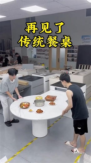 Goodbye Traditional Dining Tables | Extendable Island Dining Table for Modern Homes " #shortsfeed