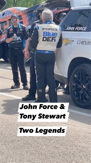 John Force Racing and Tony Stewart! Two legends | CycleDrag