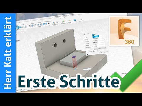 Fusion 360: Körper, Komponenten, Bohrungen (Kran 01) – Fusion für Anfänger