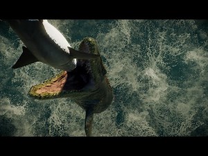 Mosasaurus eating Great White Shark #1 - Jurassic World Evolution 2