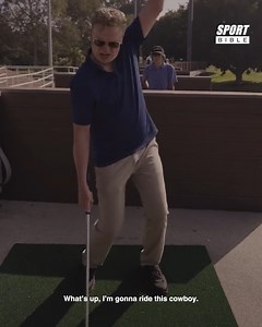 Shooter McGavin's still got it... ⛳🔫 | SPORTbible