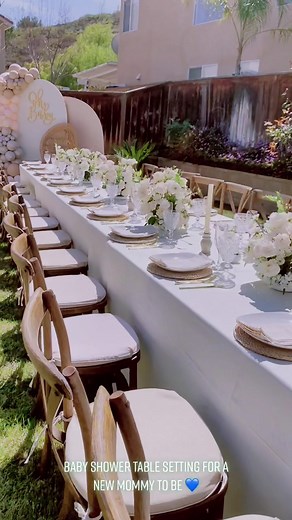 Baby Shower Table Setting Ideas for a Baby Boy