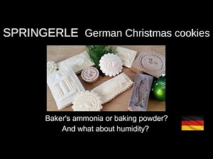 SPRINGERLE ~~~ German CHRISTMAS COOKIES.