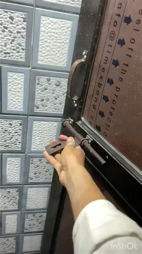 Modern Aluminium Door Fitting Process | Strong & Stylish Door#home #interiordesign #woodenalmari