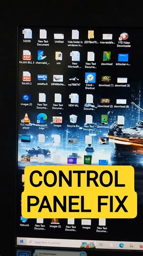 Control Panel Not Opening? FIX IT in 30 Seconds! 🔥