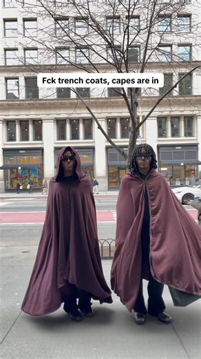 Why are capes actually so chic!! #fashion #outfitinspo #capes #trenchcoat #outfitideas