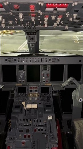 Cockpit of an Embraer E175 #aviation #embraer #cockpit