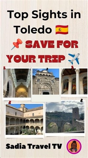 📍 Top Must-See Sights in Toledo 🇪🇸 | Save this for Your Spain Trip