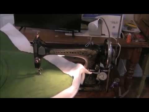 Free Motion Quilting on a Franklin Treadle