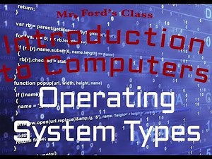 Computer Software : Types of Operating System (03:04)