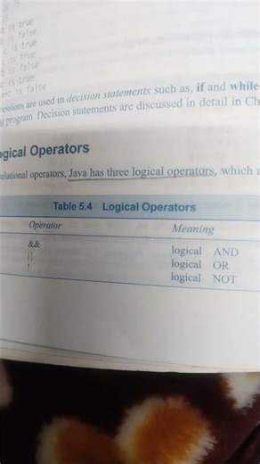 Logical operators #Java#computereducation