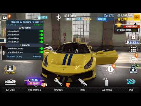 CSR Racing 2 Mod Menu APK v6.4.1 | Unlimited Gold, Cash & More