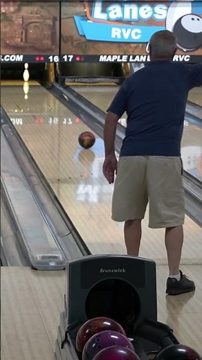 What a KICK on the 9 pin #bowling #league #bowler #hammerbowling #stormbowling #fun #pba #bowlervibe
