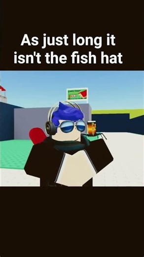Not the fish hat