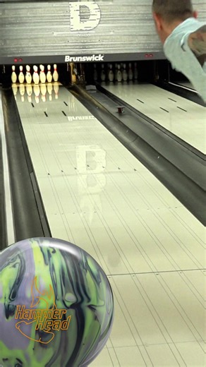 Hammer Hammerhead Pearl Bowling Ball - left handed review #bowling #bowlingball #hammer #hammerbowling #hammerhead #hammerheadpearl #lefthanded