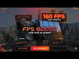 FiveM FPS Boost Script | Works on All Servers + Performance Optimizatio 🚀