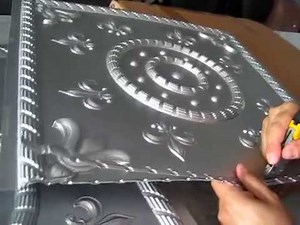 How to Cut Plastic PVC Tile for Installation renovation remodeling diy