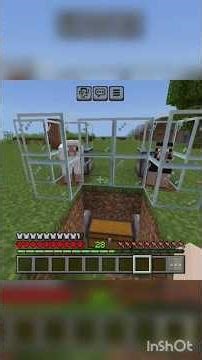 EASY Automatic Wool Farm for Bedrock! 🐑 #minecraft #shorts #wool