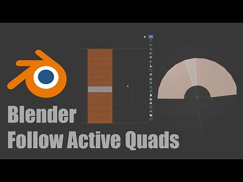 Blender UV's Follow Active Quad