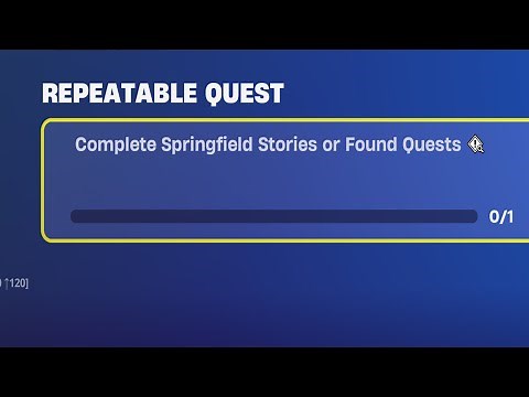 Easily Complete Springfield Stories or Found Quests - Fortnite Stories Quests