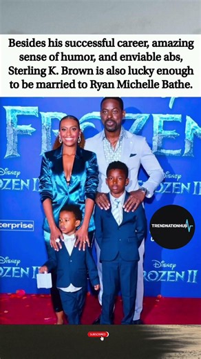 🎭 Sterling K. Brown & Ryan Michelle Bathe: A Hollywood Love Story#fyp #fypage #ytshorts #fypシ#shorts