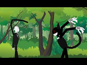 Slender Man vs Cartoon cat | part 2