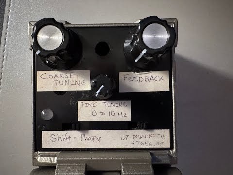 Demo of Prototype Line 6 ToneCore Frequency Shifter, Barber Pole Phase Shifter