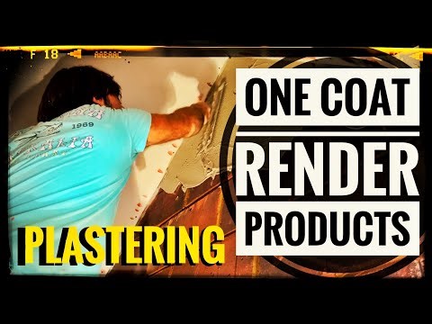 ONE COAT RENDER PRODUCTS Plastering for beginners how to plaster