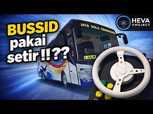 Pertama Kali Main BUSSID Pakai DIY Steering Wheel Android 😱