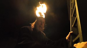 18K views · 483 reactions | Just a usual night ….#arthurbrown #iamthegodofhellfire #fire #psychedelic #touring #OG #drama | Arthur Brown | Facebook