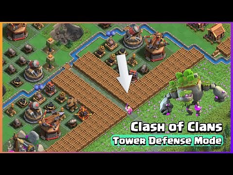 Clan Capital Level 1 Defense VS Level 1 Troops | Clash of Clans