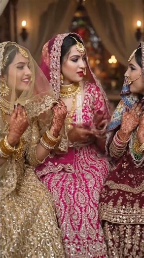 Brides singing Kashmiri song on their wedding day