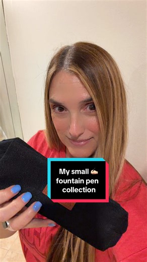 💁🏼‍♀️My small fountain pen collection. Excited to go to my first fountain pen meetup next Saturday in Ft Lauderdale. #journaltok #fountainpen