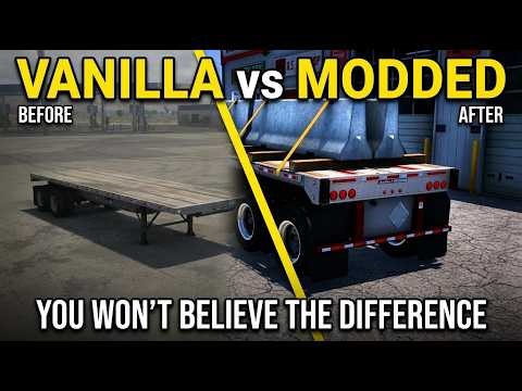 The Most Detailed Flatbed Trailer for ATS? 🚛 — 850 Modding Freedom LT