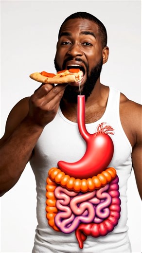 Pizza vs Stomach Acid: Amazing 3D Digestion Animation