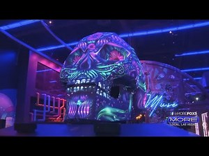 Inside the new AREA 15 entertainment complex in Vegas